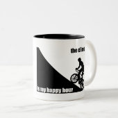 この登山は僕の楽しい時だ ツートーンマグカップ (正面右)