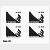 この登山は僕の楽しい時だ 長方形シール (シート)