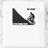 この登山は僕の楽しい時だ 長方形シール (バッグ)