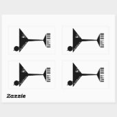 この登山は僕の楽しい時だ 長方形シール (シート)