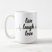 この白いマグを使エレガント用した陽性 コーヒーマグカップ (左)