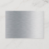 この白黒の貴族バチュラーパーティrsvp プレイスカード (裏面)