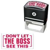 この皮肉なユーモアのジョークをボスにおもしろい見せるな セルフインキングスタンプ (インサイチュ)