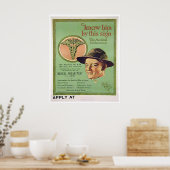 この看板で彼を知る ポスター (キッチン)