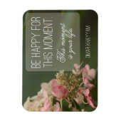 「この瞬間を幸せにしよう」感動的引用文 マグネット (縦)