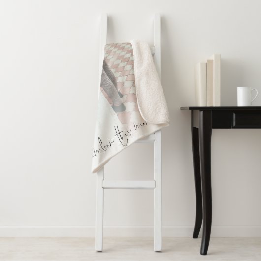 この瞬間を思い出結婚すロマンチックな引用文 シェルパブランケット (インサイチュ)