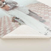 この瞬間を思い出結婚すロマンチックな引用文 シェルパブランケット (3/4)