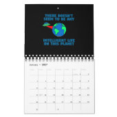 この知性がある惑星に生命はない カレンダー (1月 2027)