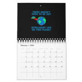 この知性がある惑星に生命はない カレンダー (2月 2026)