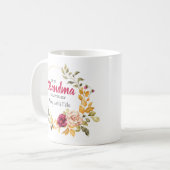 この祖母は愛されている |フローラリースナナ コーヒーマグカップ (正面左)