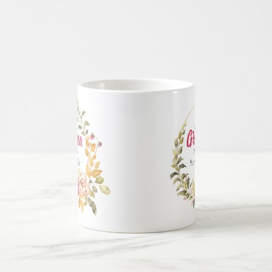 この祖母は愛されている |フローラリースナナ コーヒーマグカップ (中央)