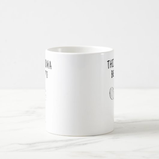 この祖母は持ち物だ |ギフトおもしろいコーヒーマグ コーヒーマグカップ (中央)