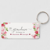 この祖母は持ち物だ |フォトコラージュ3 キーホルダー (正面)