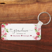 この祖母は持ち物だ |フォトコラージュ3 キーホルダー (正面)