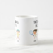 この祖母は6つの子供の名前のギフトに属していおもしろいる コーヒーマグカップ (中央)