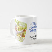 この祖父は子供の名前の写真に属していカスタムる コーヒーマグカップ (正面左)