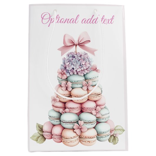 この祝ハッピーバースデーの献上品は嬉しい！ ミディアムペーパーバッグ (正面)