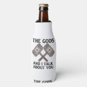 この神々と私はあなたについて話すバイキングNorse No ボトルクーラー (ボトル正面)