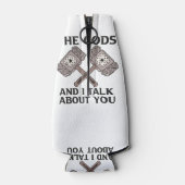 この神々と私はあなたについて話すバイキングNorse No ボトルクーラー (裏面)