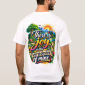 この私の願いの中に喜びがある Tシャツ (裏面)
