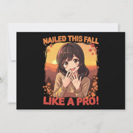 この秋をプロみたいに釘付けだ！ 招待状