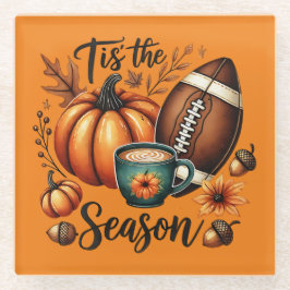 この秋シーズン ガラスコースター