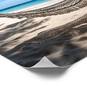 この穏やかなハンモックシーンとフロリダの昼寝時間 ポスター (角)