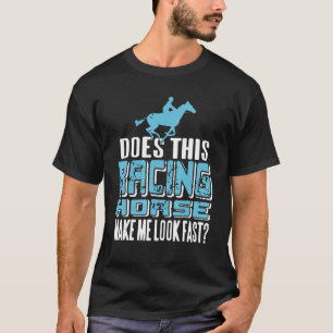 この競走馬はスピードが出ているように見えますか？レトロなプレゼント Tシャツ