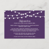 この紐は紫の所蔵品に結婚光る エンクロージャーカード (正面)