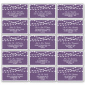 この紐は紫の所蔵品に結婚光る シール (正面)