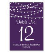 この紐は紫の所蔵品に結婚光る テーブルナンバー (裏面)