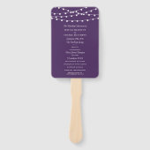 この紐は紫の所蔵品に結婚光る ハンドファン (正面)