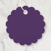 この紐は紫の所蔵品に結婚光る フェイバータグ (裏面)