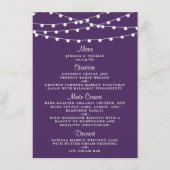 この紐は紫の所蔵品に結婚光る メニュー (正面)