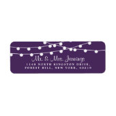 この紐は紫の所蔵品に結婚光る ラベル (正面)