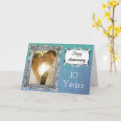 この素敵なハッピーアニバーサリーカードをカスタマイズする カード (黄色い花)