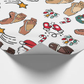 この素晴らしいギフトラップのシーズンだ！ ラッピングペーパー (角)