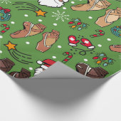 この素晴らしいギフトラップのシーズンだ！ ラッピングペーパー (角)