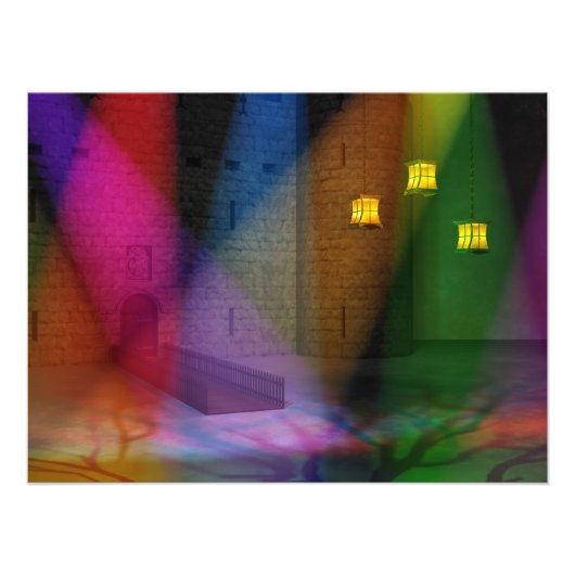 この素晴らしステージのフール写真プリント フォトプリント            (正面)