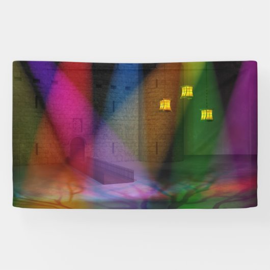 この素晴らしステージの愚か者の旗 横断幕 (横)