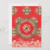 この素晴らしデザインは棚飛んでいるから外れている 招待状 (正面)