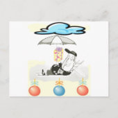 この紳士はクリスマスの***望を送っている*** シーズンポストカード (正面)