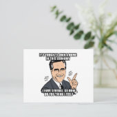 この経済で家を所有するのは難しい – .png ポストカード (スタンド正面)