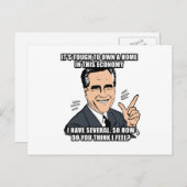 この経済で家を所有するのは難しい – .png ポストカード (正面/裏面)