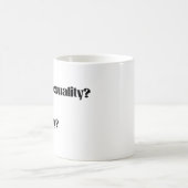 この経済における異性愛? コーヒーマグカップ (中央)