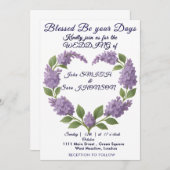 この結合の日を神聖なるものとして 招待状 (正面/裏面)