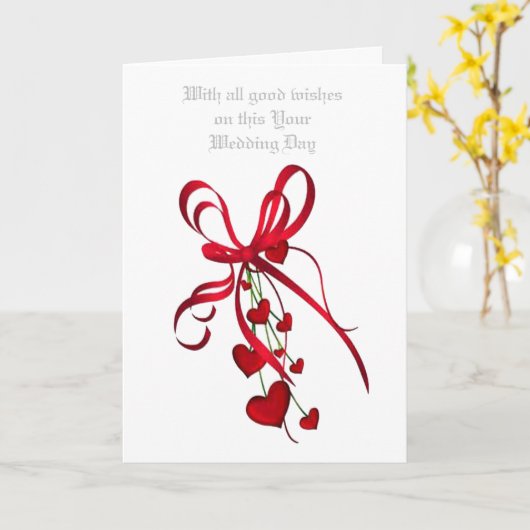 この結婚式の日に カード (黄色い花)