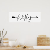 この結婚方向の矢印の右のポスター ポスター (キッチン)