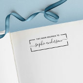 この縁ど本はトレンディー・スクリプト名に属している セルフインキングスタンプ