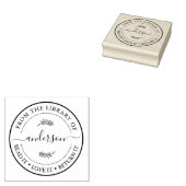 この縁ど本はトレンディー・スクリプト名に属している ラバースタンプ (押印)